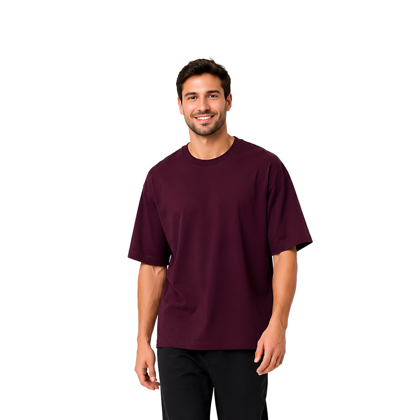 Burgundy oversize t-shirt