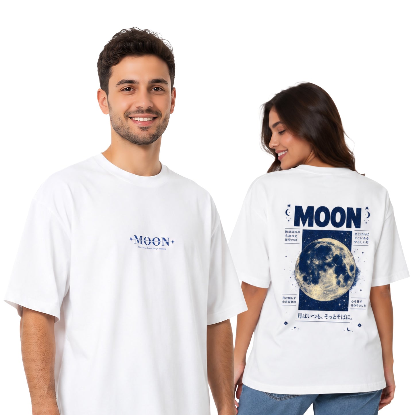 Moon oversize t-shirts